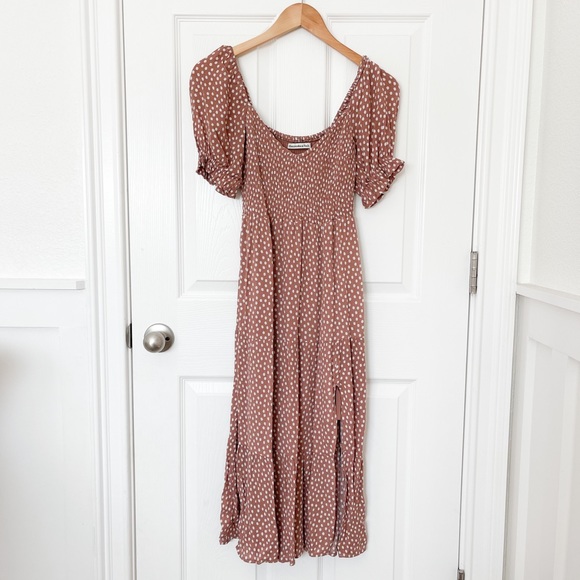 Smocked Midi Dress 